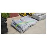 30'x55' Clear Guarding and Upright
