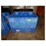 ULine Collapsible Plastic Tote w/ Lid
