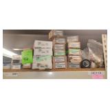 Bearings, Pulleys and Related Items on (3) Shelves