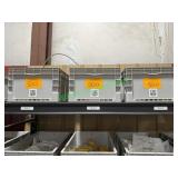(4) Totes Full of Turck Cables & Mini 4-Pole Tees