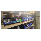 Large Assortment of Misc. Hardware on (3) Shelves