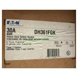 (9) Eaton3 30Amp Heavy Duty Safety Switch
