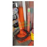 Plastic Construction Barrier Netting & Water Jug