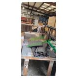 Heavy Duty Shop Built Table 8'L x 4'W x 38'T