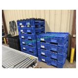 (10) 48'x40'x34' ULINE Collapsable Totes