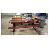 8'x30' Global Industrial Picnic Table