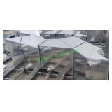 (3) Welded Aluminum Merge Chutes