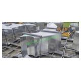 (3) Welded Aluminum Merge Chutes