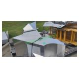 (3) Welded Aluminum Merge Chutes