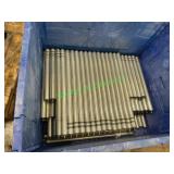 Assorted Conveyor Rollers & ULine 48'x30'x44' Tote