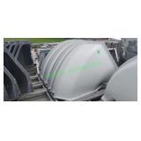 (8) Pieces of Fiberglass Spiral Chutes