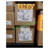 (2) 100S AB Safety Contactors, 16Amp, 24VDC, Coil