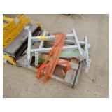 (2) Grey Hytrol Conveyor Supports