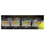 (4) Totes of Turck and Cognex Cables