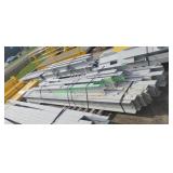 (8) 8' by 170' Metal Purlins and (6) Shorter Ones