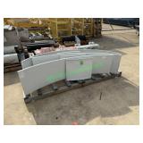 Conveyor Curve Guardrails on (2) Pallets