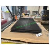 (25)+/- 60'x31' Black Metal Screens