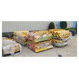 (4) Pallets of Heavy Gaylord Metal Safety Barriers