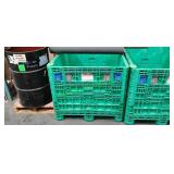 ULine H-4052G Plastic Bulk Container