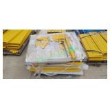 (5) Pallets of Metal Braces, Pipe and More