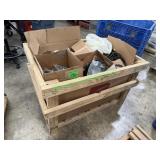 Crate of Assorted Conveyor Power Cords