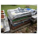 28'x48'x3/4' Steel Plate & Conveyor Support Items