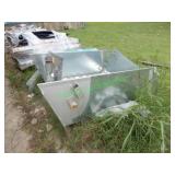 (2) Galvanized Metal Chutes