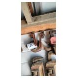 (2) Small 10" Pipe Wrenches w/ Shop Hoist Pulley