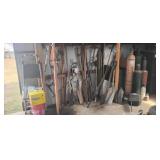 Assorted Yard Tools and Shop Tools