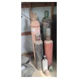 Assorted Acetylene Gas Bottles