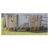 Assorted Scaffolding/Railing Pieces in Group