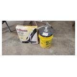 Grease Bucket and Pump