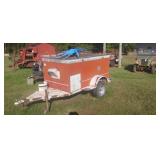 Enclosed Dog Box Tag Trailer w/ 8