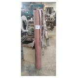 Section of 8" Iron Pipe w/ Chain and Lifting Sling