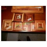 6 Small Hand Made Cutting Boards