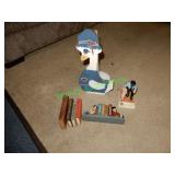 Duck Paper towel holder & mini wooden books