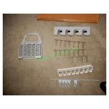 Wall mount mop & broom holders in gourp