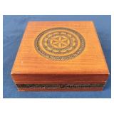 Carved Wood Trinket Box