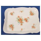 Porcelain Floral Dresser Tray