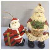 Santa Bell Ornaments (2)