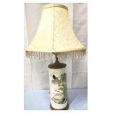 Porcelain Geisha Table Lamp