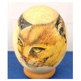 Hand Painted Ostrich Egg