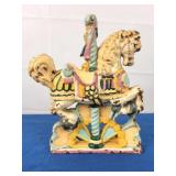 Cast Iron Carousel Horse Door Stopper