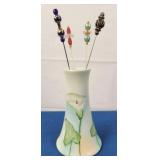 RS Germany Hat Pin Holder w/ 4 Hat Pins