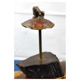 24K GP Frog on Mushroom, Eneg Creations