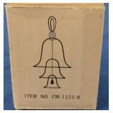 Vtg 3-Tiered Glass Bells Ornament