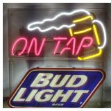 Bud Light On Tap Neon Sign