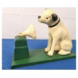 Cast Iron RCA Nipper & Phonograph Bank