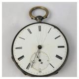 Antique Ancre Key Wind Pocket Watch