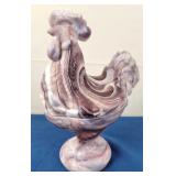 Slag Glass Rooster